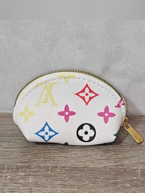🌼SALE🌼Designer INSPIRED Multicolor Monogram Cosmetic Pouche- NWOT